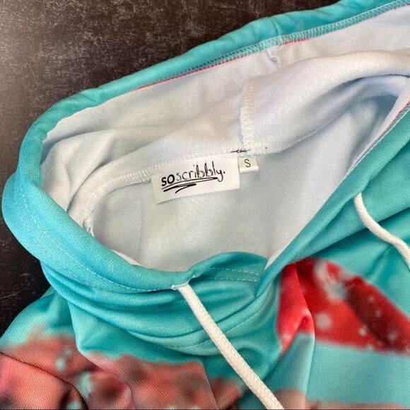 Kim Jong-un Christmas Hoodie Sweatshirt Sz S - Picture 4 of 6